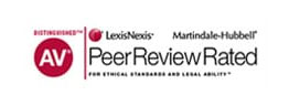 Distinguished AV | LexisNexis | Martindale-Hubbell | Peer Review Rated | For Ethical Standards And Legal Ability